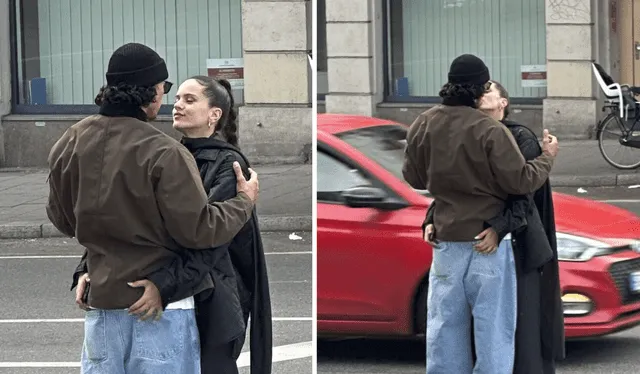 Rosalía fue captada con Emilio Sakraya en Múnich. Foto: Composición LR/ DDP Images Rosalía fue captada con Emilio Sakraya en Múnich. Foto: Composición LR/ DDP Images