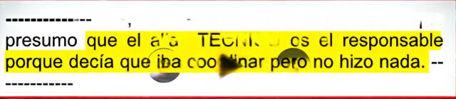 Conversación de alias 'Piscis'.Foto: Captura de pantalla de chats Conversación de alias 'Piscis'.Foto: Captura de pantalla de chats