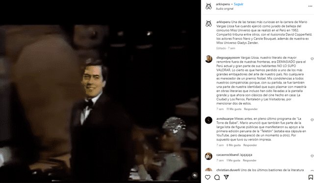 En el video se le ve saludando a los acompañantes de certamen de belleza Foto: captura de Instagram    