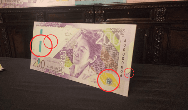  El nuevo billete de 200 soles cuenta con múltiples métodos de verificación. Foto: Archivo GLR   