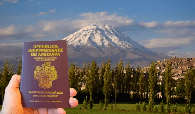  Este pasaporte es un símbolo del orgullo arequipeño. Foto: Composición LR   
