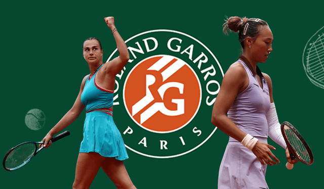  Aryna Sabalenka se impuso sobre Qinwen Zheng. Foto: Composición LR/ arynasabalenka/ zhengqinwen_tennis<br>   