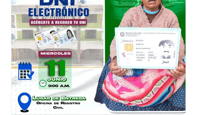 Campaña de DNI electrónico en Pichigua.   