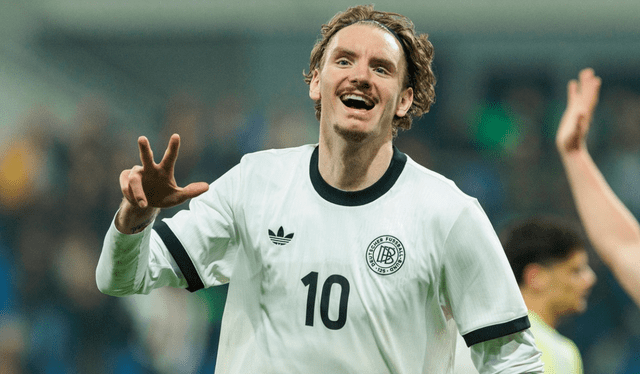  Nick Woltemade mostró destellos de su talento a pesar de las dificultades frente a Portugal. Foto: Beautiful Sports   