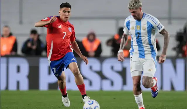 Chile quedó en estado crítico tras perder contra Argentina. Foto: EFE Chile quedó en estado crítico tras perder contra Argentina. Foto: EFE