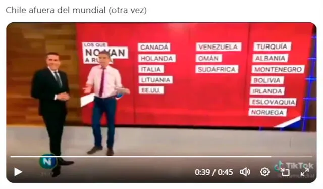 Chile queda eliminado del Mundial 2026 y las redes estallan con los más hilarantes memes. Foto: X   