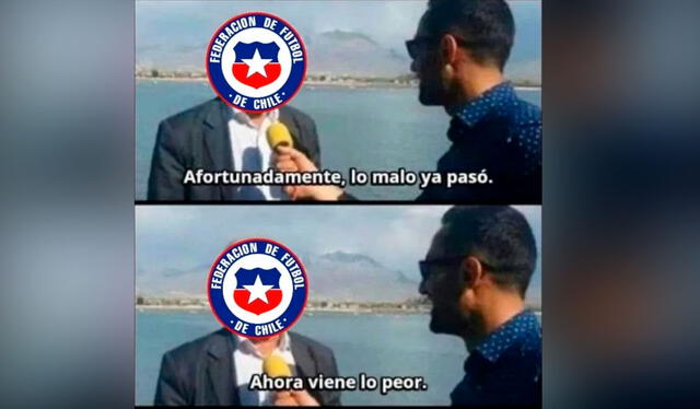 Chile queda eliminado del Mundial 2026 y las redes estallan con los más hilarantes memes. Foto: X   
