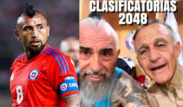  Tras la eliminación de Chile del Mundial 2026, los memes no se hicieron esperar. Foto: X   