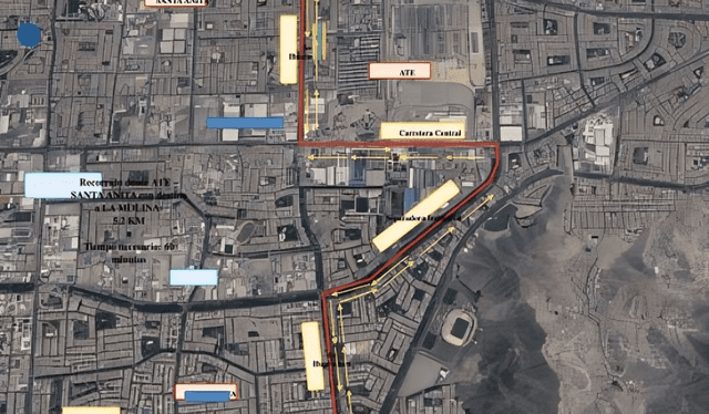 Este proyecto planea agilizar el tráfico en la intersección de la avenida Huarochirí y la Carretera Central. Foto: Andina Este proyecto planea agilizar el tráfico en la intersección de la avenida Huarochirí y la Carretera Central. Foto: Andina