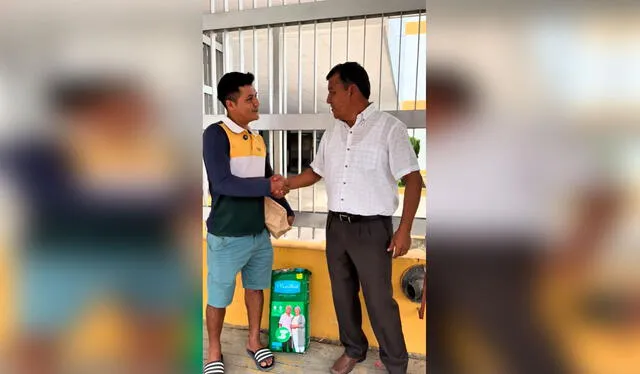 El joven se mostraba muy alegre de haber obtenido el apoyo para la recuperación de su mamá. Foto: composición LR/ TikTok/ @beneficenciadejaen El joven se mostraba muy alegre de haber obtenido el apoyo para la recuperación de su mamá. Foto: composición LR/ TikTok/ @beneficenciadejaen