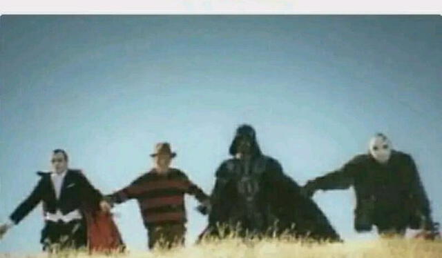 Los personajes de la película de 'Viernes 13' Foto: X   