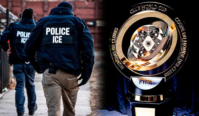 La Copa Mundial de Clubes de la FIFA pondría en peligro a inmigrantes frente al ICE y DHS. La Copa Mundial de Clubes de la FIFA pondría en peligro a inmigrantes frente al ICE y DHS.