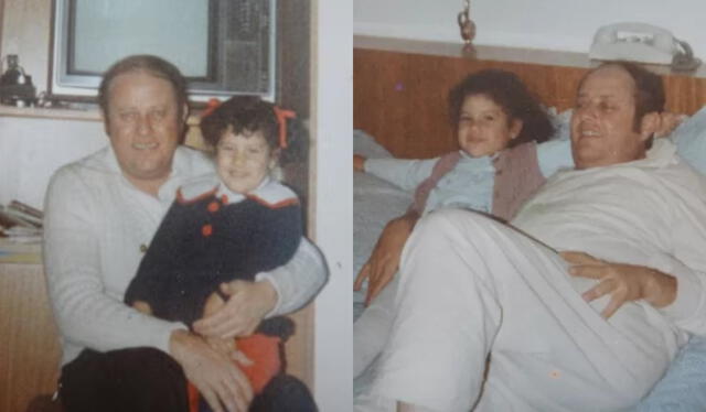  María Pía Copello y su papá. Foto: Difusión<br><br>    