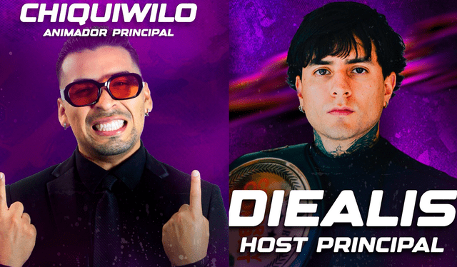 El evento contará con la animación del streamer Diealis y del youtuber Chikiwilo. Fotos: Instagram. El evento contará con la animación del streamer Diealis y del youtuber Chikiwilo. Fotos: Instagram.