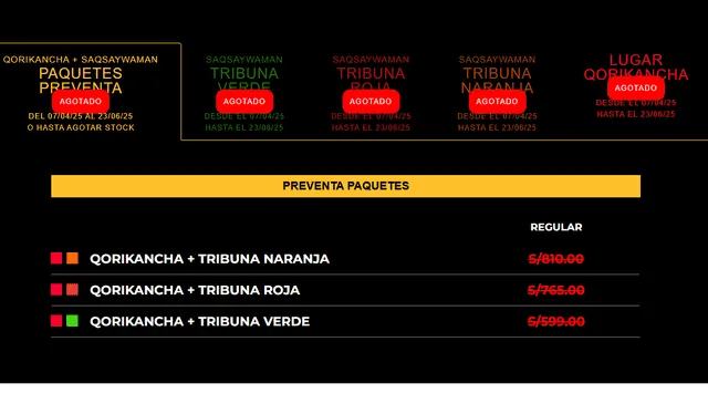 Las entradas para el Inti Raymi 2025 están agotadas. Las entradas para el Inti Raymi 2025 están agotadas.