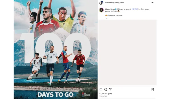 Publicación de la FIFA. Foto: fifaworldcup/ Instagram<br><br> Publicación de la FIFA. Foto: fifaworldcup/ Instagram<br><br>