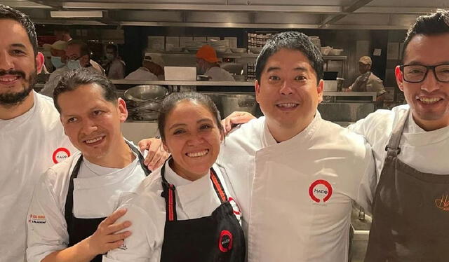 El chef esta agradecido con su equipo ya que afirma que sin ellos nada fuera posible.    