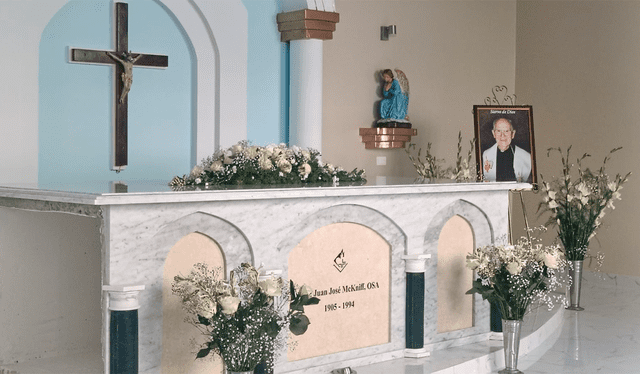 Cuerpo del padre fue enterrado en una cripta de la iglesia San José Obrero. Créditos: Cortesía Cuerpo del padre fue enterrado en una cripta de la iglesia San José Obrero. Créditos: Cortesía