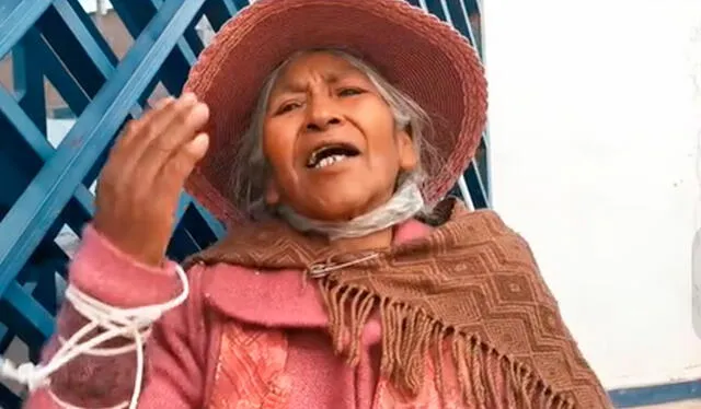 La adulta mayor solo exige justicia y que las autoridades atrapen a los delincuentes. Foto: TikTok/ @fidelvilcaflores La adulta mayor solo exige justicia y que las autoridades atrapen a los delincuentes. Foto: TikTok/ @fidelvilcaflores