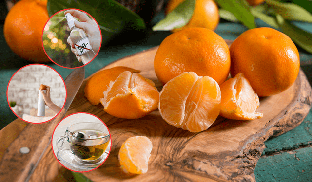  Las cáscaras pueden ser usadas para infusiones, repelentes y ambientadores. Foto: Composición LR<br><br>    