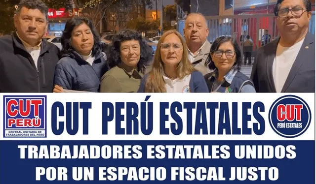 CUT PERÚ demanda mayor espacio fiscal: captura de pantalla/CUT PERÚ CUT PERÚ demanda mayor espacio fiscal: captura de pantalla/CUT PERÚ