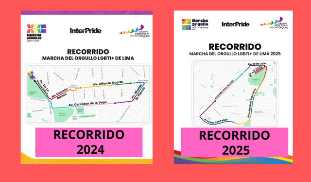  La Marcha del Orgullo LGBTI+ 2025 modifica su recorrido y se llevará a cabo este año en el distrito de Jesús María.    