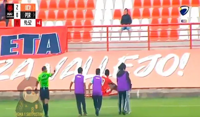  César Vallejo se consolidó con un marcador final de 2-0 frente a Pirata FC en Trujillo. Foto: X/ @LigmaShitpost   