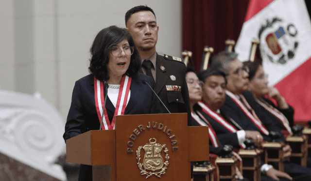 Presidenta del Poder Judicial, Janet Tello Gilardi   