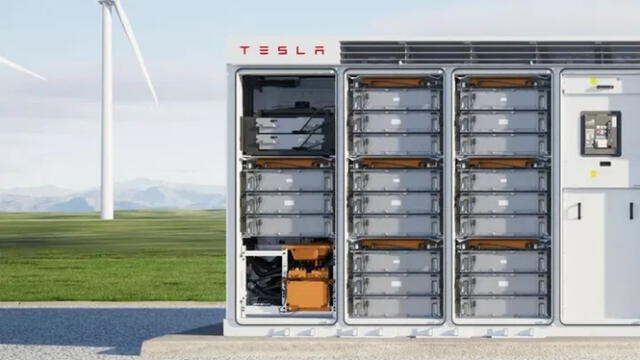  Megapack es una batería diseñada para proyectos energéticos a gran escala. Foto: Tesla   