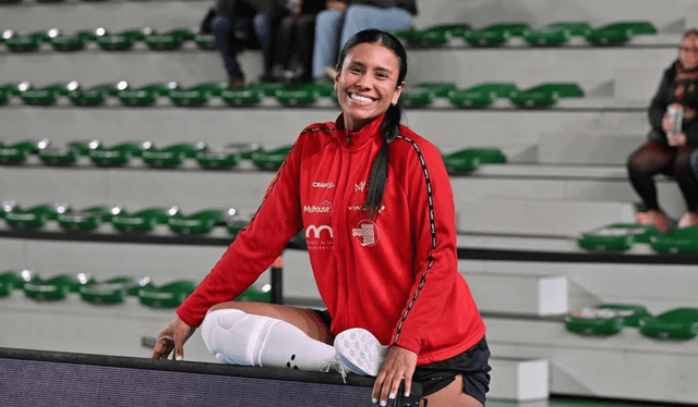 María Alejandra Marín es una jugadora internacional. Foto: marialejamarinverhelst/ Instagram<br><br>    