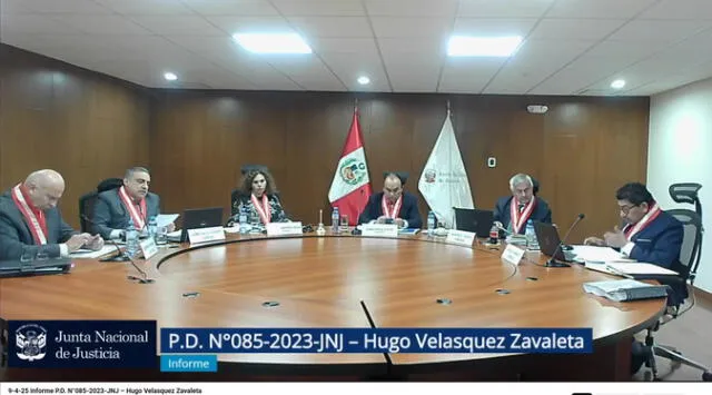 Junta Nacional de Justicia impuso sancionar menor a Velásquez Zavaleta por demora en resolver en otro proceso disciplinario   