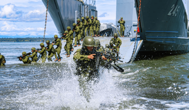 Militares de los países de Japón, Brasil y Colombia, llegarán al Perú con sus respectivas embarcaciones para realizar ejercicios militares. Foto: El Noticiero Militares de los países de Japón, Brasil y Colombia, llegarán al Perú con sus respectivas embarcaciones para realizar ejercicios militares. Foto: El Noticiero