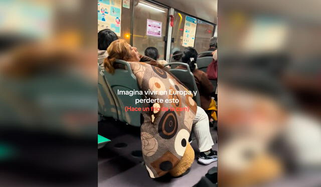  El video titulado “Imagínate vivir en Europa y perderte esto”, sacó más de una sonrisa a los usuarios en TikTok. Foto: composición LR/ TikTok/ @blecho_14   