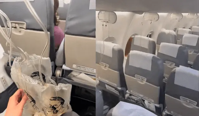  Los pasajeros temieron que el avión se estrellará. Foto: Composición LR/X   