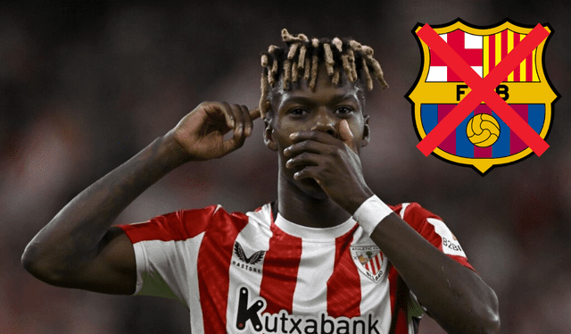 Nico Williams rechaza al Barcelona y renueva con su equipo. Foto: Composición LR/ AFP Nico Williams rechaza al Barcelona y renueva con su equipo. Foto: Composición LR/ AFP