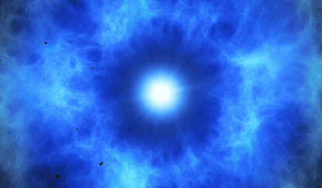 Representación artística del remanente de supernova catalogado como SNR 0509-67.5 Foto: ESO Representación artística del remanente de supernova catalogado como SNR 0509-67.5 Foto: ESO