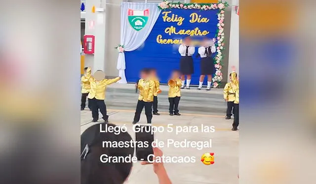 Los niños incluso sacaron los pasos de baile del Grupo 5. Los niños incluso sacaron los pasos de baile del Grupo 5.