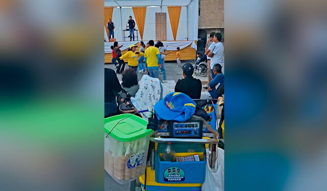 Las imágenes de TikTok desataron las risas de los usuarios al ver a los vendedores de helados bailando. Foto: composición LR/ TikTok / @percytapial Las imágenes de TikTok desataron las risas de los usuarios al ver a los vendedores de helados bailando. Foto: composición LR/ TikTok / @percytapial