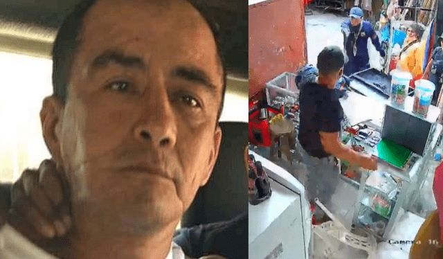 Las cámaras de seguridad del mercado en Trujillo captaron el preciso momento en el que 'Cara Cortada' cometió el crimen. Foto: Composición LR/ PNP/ Difusión Las cámaras de seguridad del mercado en Trujillo captaron el preciso momento en el que 'Cara Cortada' cometió el crimen. Foto: Composición LR/ PNP/ Difusión