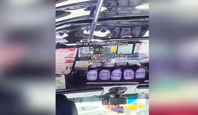 Los comentarios en TikTok generaron risas y reacciones sobre este peculiar viaje religioso en combi. Foto: composición LR/ TikTok / @pablitotv Los comentarios en TikTok generaron risas y reacciones sobre este peculiar viaje religioso en combi. Foto: composición LR/ TikTok / @pablitotv