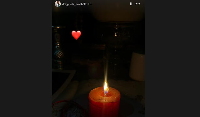  "Tengo que ser fuerte para él", comentó Giselle Minchola. Foto: Instagram    