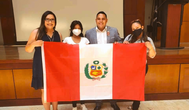 Sandro Navarro representa al Perú en diversas actividades de la comunidad latina en EE.UU. Foto: Impacto Latino   