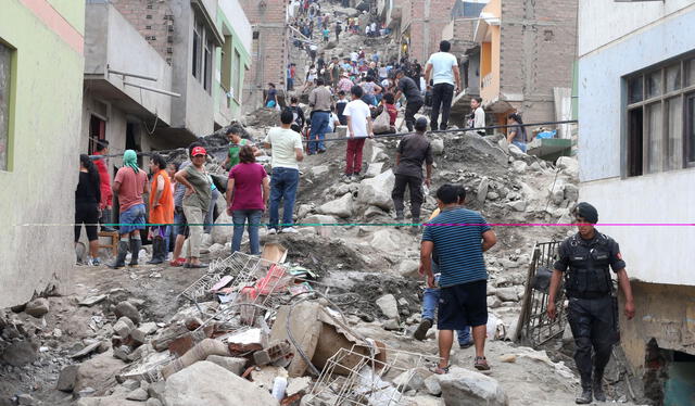  Muchas ciudades en Perú están en peligro de sufrir graves daños materiales. Foto: Andina   