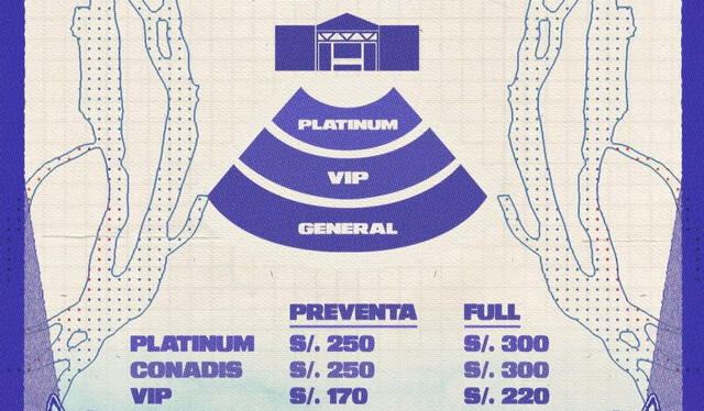 Costo de entradas del concierto. Foto: captura de Instagram Costo de entradas del concierto. Foto: captura de Instagram