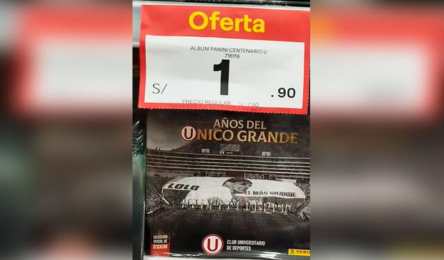 Con 10 páginas de recuerdos, el hallazgo generó sorpresa por el inesperado precio del álbum de Universitario de Deportes. Foto: composición LR/ TikTok / @luigi.f.al96 Con 10 páginas de recuerdos, el hallazgo generó sorpresa por el inesperado precio del álbum de Universitario de Deportes. Foto: composición LR/ TikTok / @luigi.f.al96