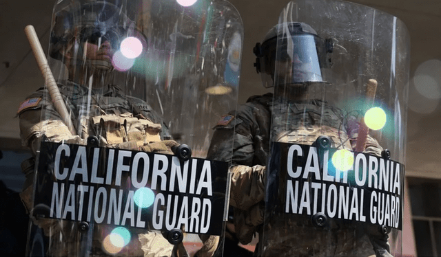 El gobernador Gavin Newsom condenó la intervención militar en la región. Foto: EFE El gobernador Gavin Newsom condenó la intervención militar en la región. Foto: EFE