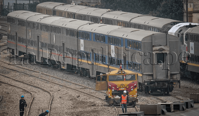 La estación Monserrate donde está almacenado el tren está en la ribera sur del río Rímac, en la parte límite del Centro Histórico de Lima con el distrito del Rímac. Foto: John Reyes / La República   