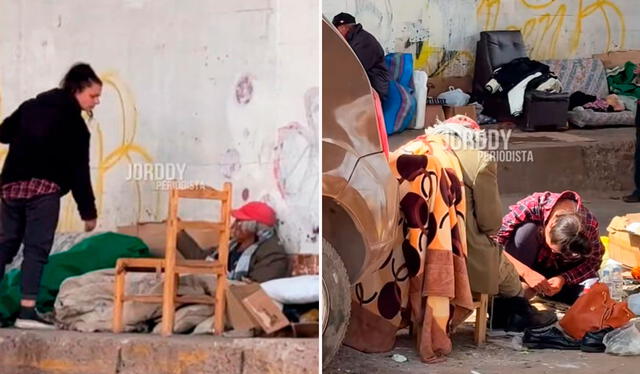  Hannah Almond llegó al Perú en marzo de 2025 y perdió sus documentos y recursos tras el robo. Foto: composición LR/ TikTok / @jordynoticias   