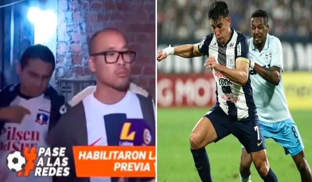 Los hinchas afirmaron que uno de ellos era tailandés y su "traductor" aseguró que estaba emocionado por el encuentro. La reportera se dejó llevar por la broma y consultó por su llegada a Sudamérica. Foto: composición LR/ TikTok/ Latina Los hinchas afirmaron que uno de ellos era tailandés y su "traductor" aseguró que estaba emocionado por el encuentro. La reportera se dejó llevar por la broma y consultó por su llegada a Sudamérica. Foto: composición LR/ TikTok/ Latina