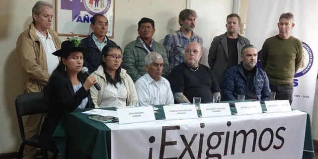  Víctimas. Afectados por el Sodalicio se juntaron en la Coordinadora Nacional de Derechos Humanos. Algunos relataron a los obispos, lo que pasó. Foto: CNDDHH   